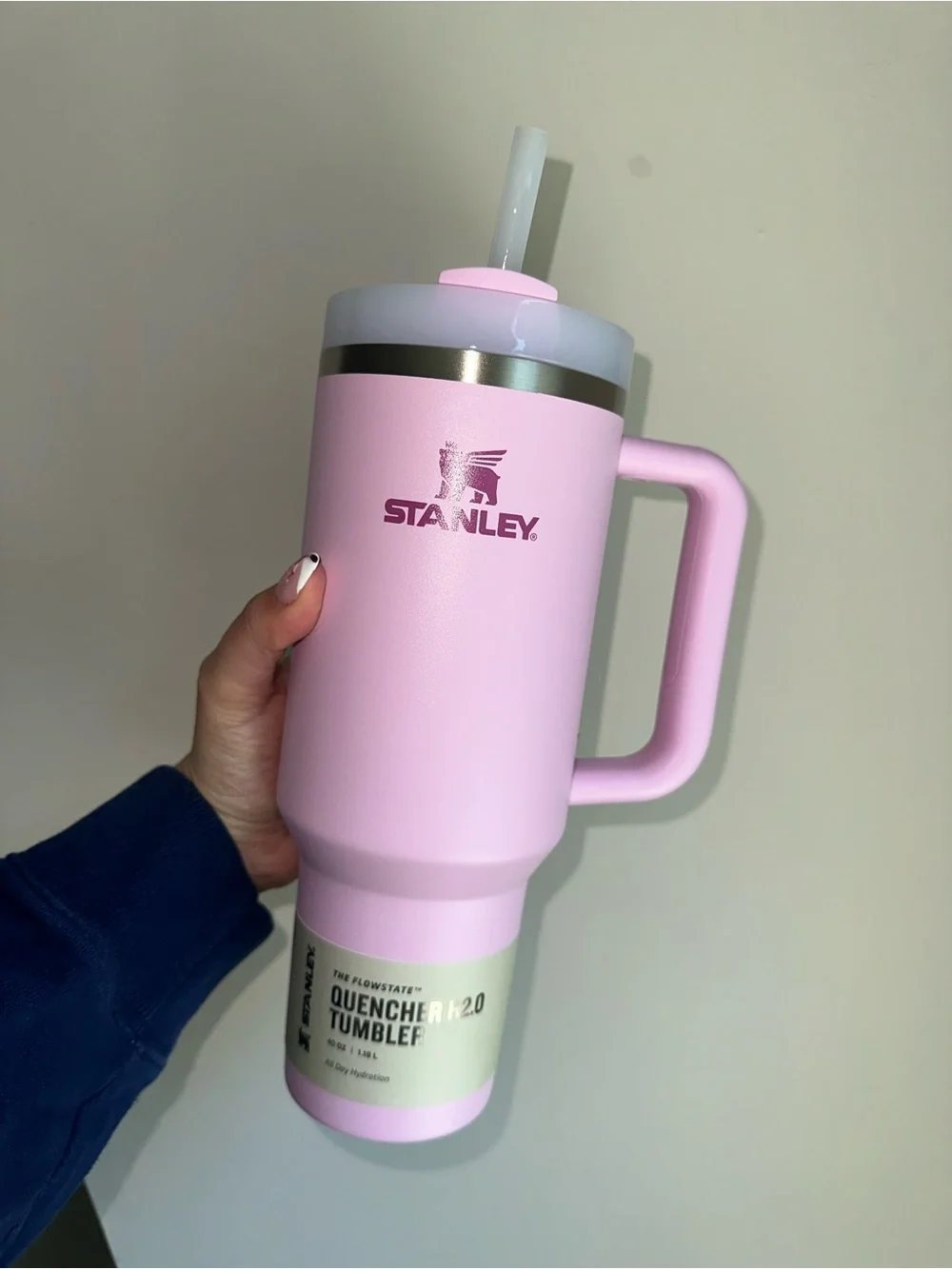 NWT Stanley 40 oz. Quencher H2.0 FlowState Tumbler - Cherry Blossom - Picture 5 of 5